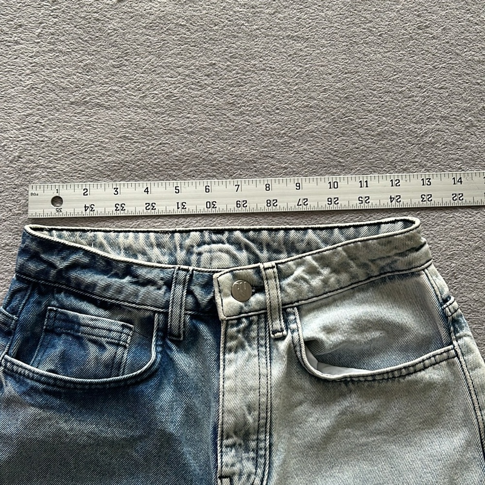 Reclaimed Vintage | Womens Vintage Patchwork Denim Jeans - Size - Picture 6 of 11